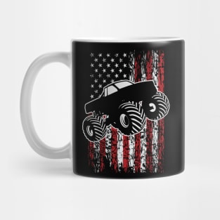 USA FLAG MONSTER SMASHER Mug